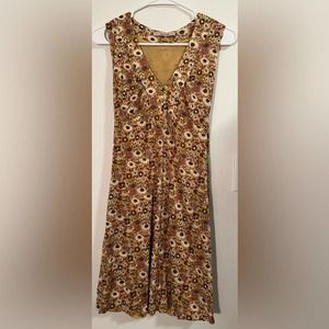 Free People / Vintage Boho Floral V-Neck Sleeveless Sundress S